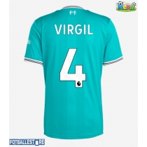 Liverpool Virgil van Dijk #4 Tredjedrakt 2025-26 Kortermet